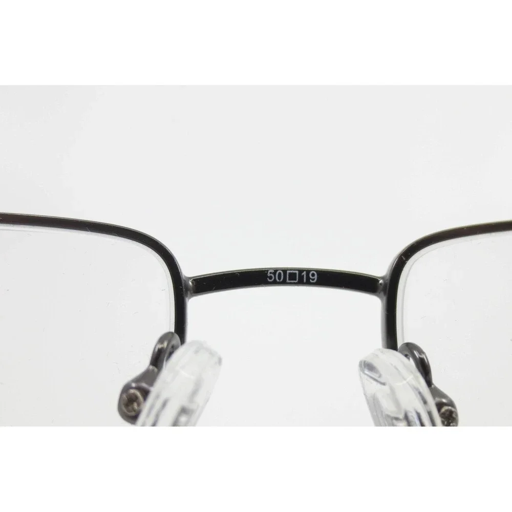Modern Metal MM 5003 GR Gunmetal Grey Rectangular Eyeglasses Frames 50-19-140